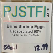 PJS Brine Shrimp Eggs 90% Decapsulated